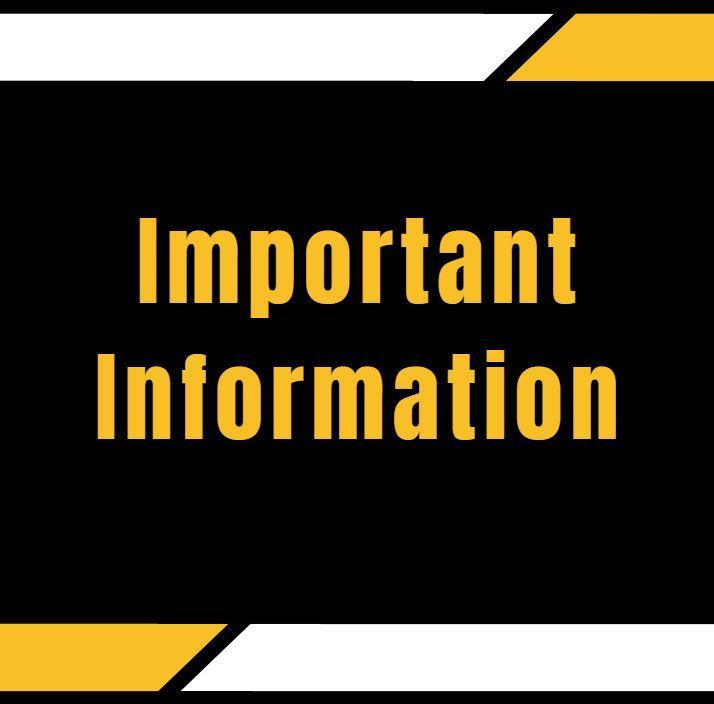 Important Information 