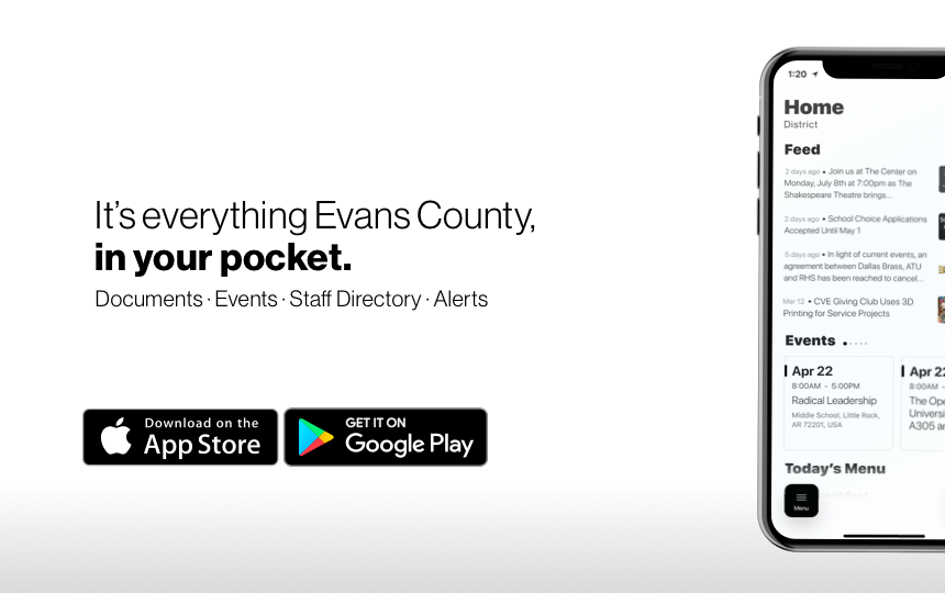 Evans County Website App