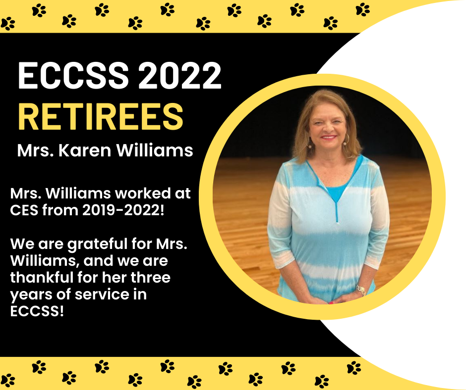ECCSS 2022 Retirees- Mrs. Karen Williams