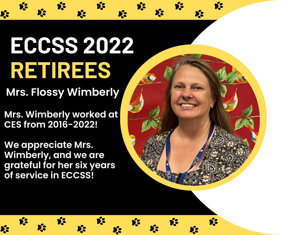 ECCSS 2022 Retirees- Mrs. Flossy Wimberly